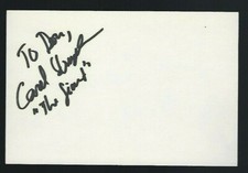 Carel Struycken signed autograph 4"x 6" card Twin Peaks, Star Trek