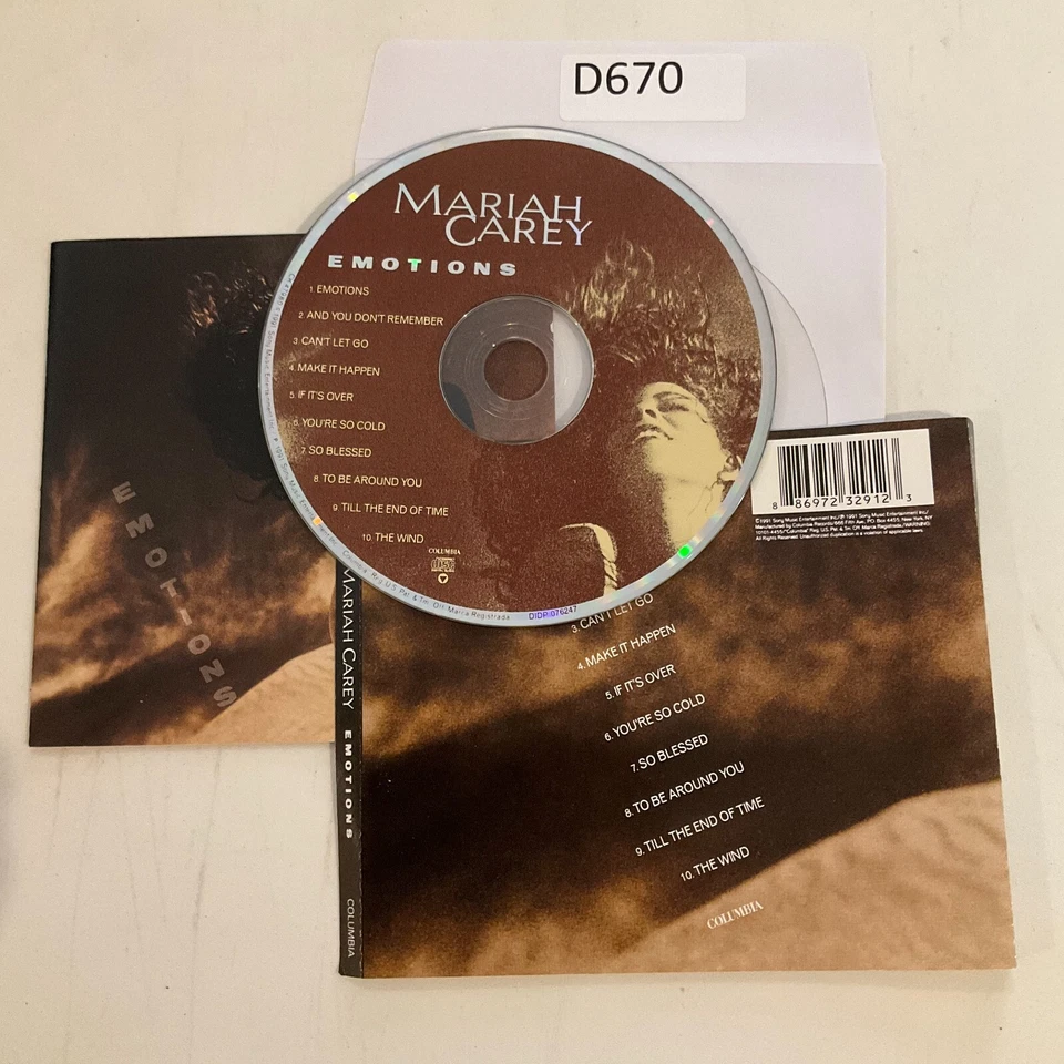 Mariah Carey - Emotions CD No Case No Tracking #D670 - Image 1 of 1