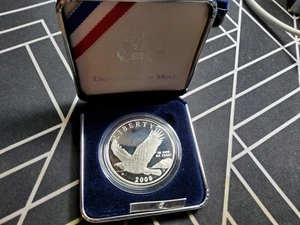 2008-P Bald Eagle Proof 90% dollaro argento con scatola e certificato di autenticità - Foto 1 di 5