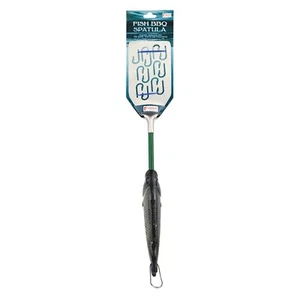 G.E.I. BASS FISH BBQ SPATULA Stainless Steel Grill Tool Novelty Unique Classic C - Picture 1 of 8