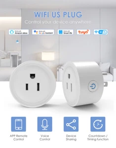 WiFi Smart Plug Outlet Remote Control Home Appliances Works with Alexa Google - Picture 1 of 5