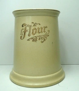 Pfaltzgraff Village pattern Flour Canister Vintage No Lid - Picture 1 of 6