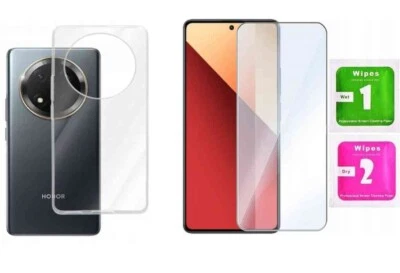 MARKENLOS Für Honor Magic 7 Lite - Etui Hülle Case Handy Tasche + 9H Displayschutzglas