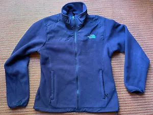 northface women medium jacket fleece lined purple vintage - Picture 1 of 8