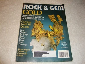 Rock & Gem Magazine January 1997 gold silica - Picture 1 of 2