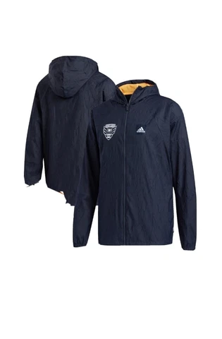 Adidas Men's Navy D.C. United Primeblue Full-Zip  woven Jacket Medium  nwt Cover