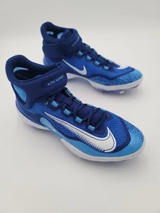 Alpha Huarache Elite 4 Mid Hyper Royal Bianco Uomo Taglia 13 - Foto 1 di 7