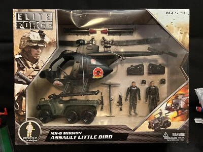 Elite Force MH-6 Mission Assault Little Bird 1:18 raro - Imagem 1 de 4