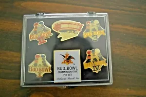NFL Famous Bud Bowl IV Commemorative Pin Set - Bild 1 von 1