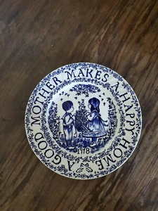 Royal Croconford Norma Sherman Staffordshire England Mother Plate - Picture 1 of 12