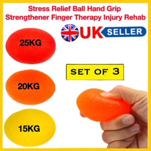 Handtrainer Ei Therapieknete Egg Gelball Stressball Fingertrainer Stress Ball - Bild 1 von 19