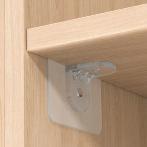 10 piezas clavijas de soporte de estante adhesivo para armario gabinete suministro de soporte de estante de libros - Imagen 1 de 7