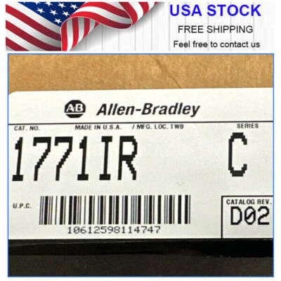 1771-IR NEW NEW PLC 1771IR Series C Rtd Input Module BRAND NEW 1771 IR US - Image 1 of 4