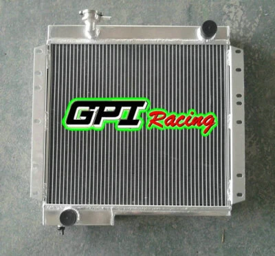 Radiador de aluminio para Toyota Land Cruiser BJ40/BJ42 diésel manual 3 filas Foto 1 de 4