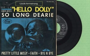 LOUIS ARMSTRONG / Hello Dolly / MERCURY 126 188 MCE Press Spain 1965 EP VG+ - Picture 1 of 5