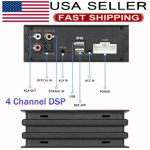 DSP Coche Audio Amplificador de Sonido Inalámbrico Bluetooth Música USB Reproducción Depurado EE. UU. - Imagen 1 de 18