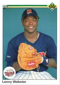 1990 Upper Deck Rookie Card Lenny Webster Minnesota Twins #728 - Picture 1 of 2