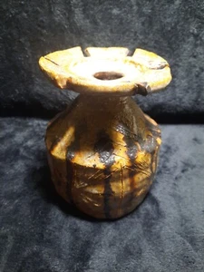 Unusual Handmade Pottery Sculpture Vase Marked "KIM F." - Picture 1 of 10