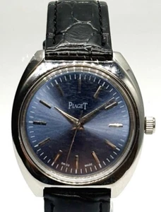 Piaget Handaufzug Uhr Vintage 36mm Ledergürtel 23cm von JP gut funktionierend - Bild 1 von 11