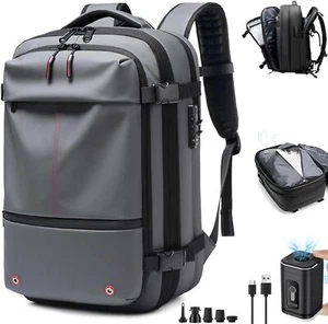 Vacpack Rucksack 60L große Kapazität erweiterbar & Vakuumkompression für Reisen - Bild 1 von 30