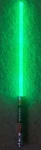 Star Wars Luke Skywalker Ultimate FX Green Lightsaber 2010 Lucasfilms C-2945A - Picture 1 of 12