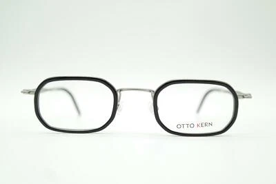 Otto Kern 9462 290 Silver Black Oval Eyeglasses Frames Eyeglasses New