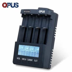 Opus BTC3100 V2.2 Battery Charger Analyser Tester Li-ion AA AAA NiMH EU US UK - Picture 1 of 8