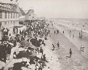"Montaña rusa vintage SEAL BEACH Joy Zone 879 11"" x 14" - Imagen 1 de 1