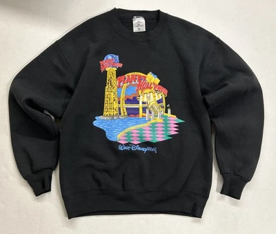 Sudadera Promocional Vintage Años 90 Walt Disney World Planet Hollywood Mediana Negra Foto 1 de 4