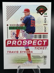 2024 Panini Prospect Edition Travis Sykora #91 Red Prospect Ticket /299 - Picture 1 of 2