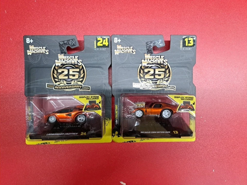 Lote de máquinas musculares 25 aniversario Lamborghini y Shelby Cobra Daytona Foto 1 de 3