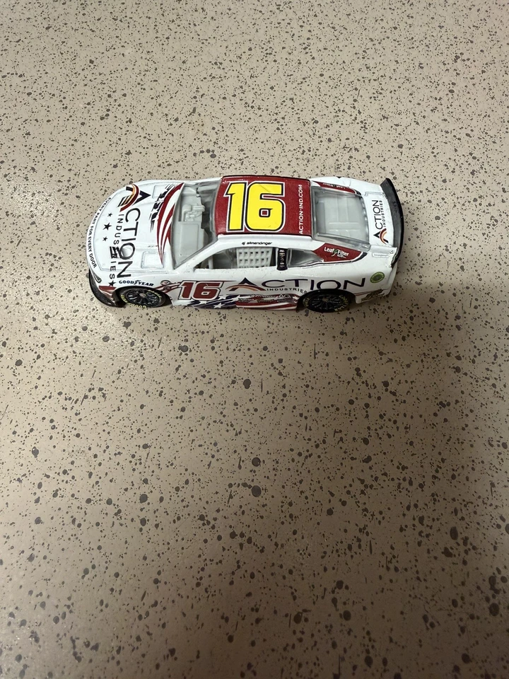 2023 AJ Allmendinger NASCAR #16 Action Industries Patriotic 1/64 Diecast LOOSE - Image 1 of 3