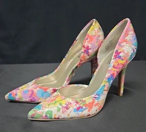 Zapatos de salón A.n.a para mujer talla 6M multicolor floral tacón de aguja D'orsay - Imagen 1 de 7