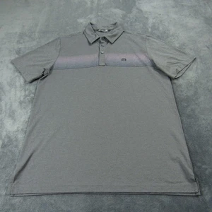 Travis Mathew Men’s Large Golf Polo Shirt Gray Performance Stretch B - Picture 1 of 10