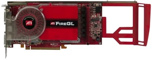 ATI FIREGL V7200 256MB 109-A52031-21 PCI-E + Bracket - Picture 1 of 2