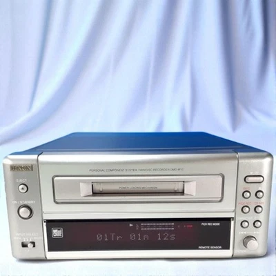 DENON DMD-M10 Mini Disk MD Recorder Player Playback confirmed Used From JP EX - image 1 of 4