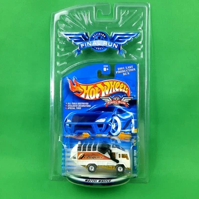 Camión de basura Hot Wheels 2001 blanco 8/12 Final Run Real Riders Foto 1 de 4