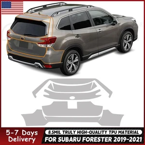 For Subaru Forester 2019-2021 Rear Bumper Precut Paint Protection Film Clear PPF - Picture 1 of 20
