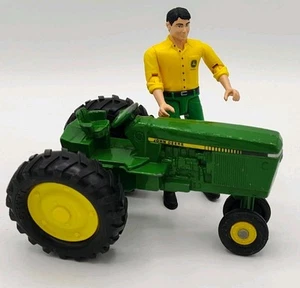 Bruder John Deere ACTION FIGURE 4" & Vtg JOHN DEERE ERTL TRACTOR - Picture 1 of 12