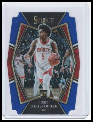 2021-22 Panini Select - Josh Christopher - Blue Prizms Die Cut Rookie #/249 - Image 1 of 2