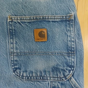 Carhartt Work Denim Carpenter Capri Jeans Herren 42x24 Distressed - Bild 1 von 10