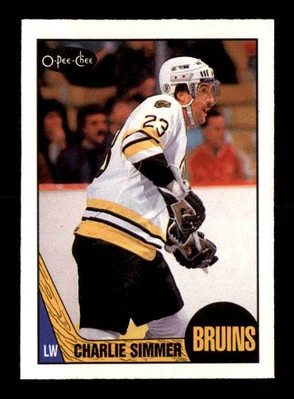 1987 O-Pee-Chee #52 Charlie Simmer  NM/NM+ X2650920 - Image 1 of 3