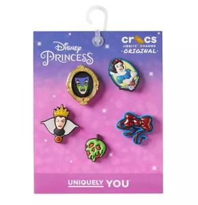 Crocs Jibbitz Charms Disney’s Princess Snow White Set 5 Pack Evil Queen Apple 🍎 - Picture 1 of 9