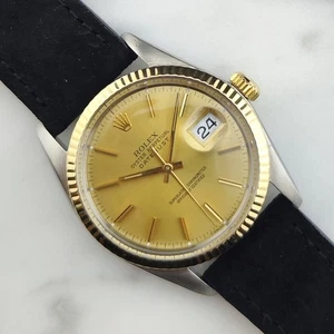 ROLEX Datejust 36 Two-Tone Leather Strap [REF. 16013] - Bild 1 von 19