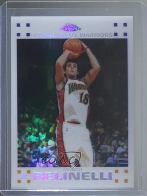 2007-08 Topps Chrome White Refractor /99 Marco Belinelli #133 Rookie RC - Image 1 of 2