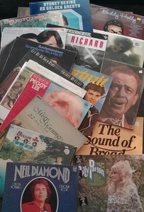 Vinyl Record Bundle 12 inch! The Drifters, Bread, Buddy Holly, Dolly Parton - Picture 1 of 6