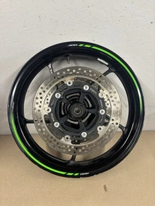 2023-2025 KAWASAKI NINJA ZX4RR OEM FRONT WHEEL RIM ROTOR ASSEMBLY krt #0116 - Picture 1 of 9