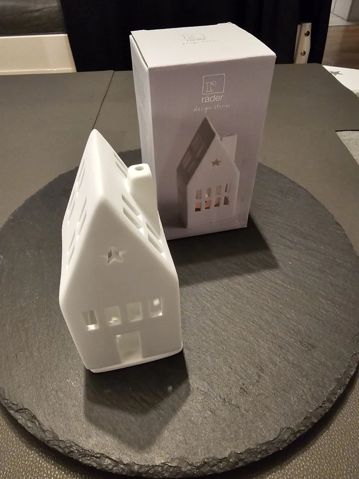 Räder Mini Lichthaus Teelichthalter Windlicht, Porzellan, Weiß - Bild 1 von 1