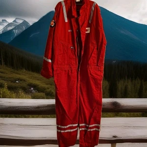 Mens LAPCO FR Flame Resistant Coveralls Red 3xl Tall 54-56 - Picture 1 of 5