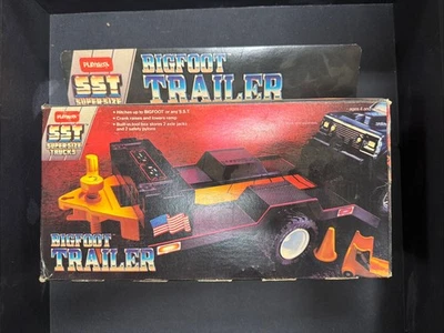 Remolque Playskool Bigfoot SST 1984 camiones de gran tamaño raro Foto 1 de 2